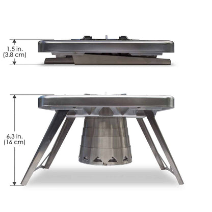 nCamp Kitchen to Go 5-Piece Bundle (Stove, Prep, Adapter, Café, Case)