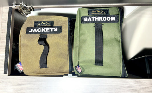 Overhead Cabinet Storage Divider Bags for Van Cabinets
