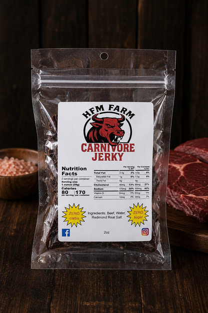 HFM Farm Carnivore Beef Jerky
