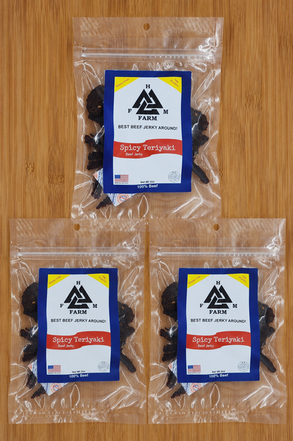 HFM Farm Spicy Teriyaki Beef Jerky