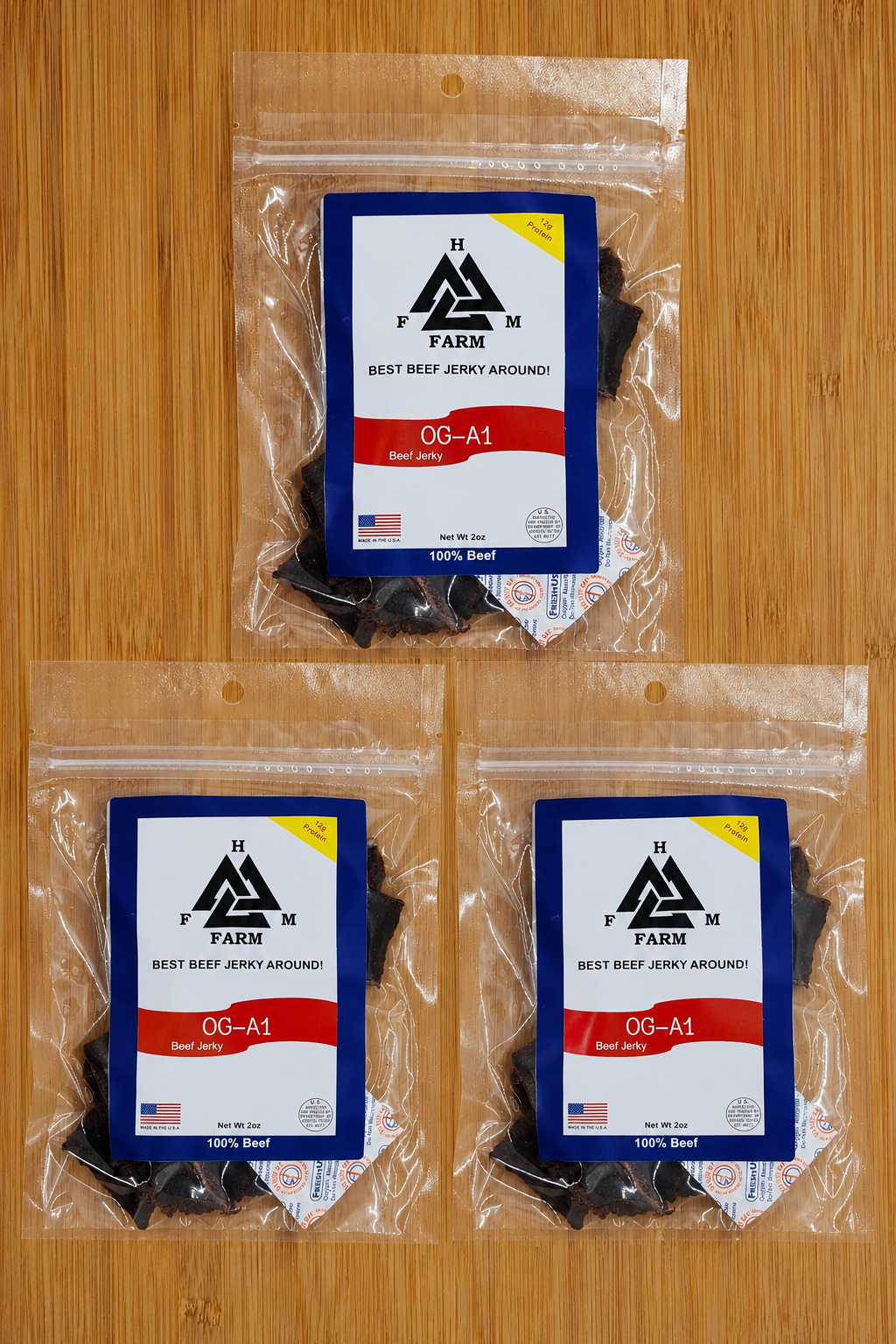 HFM Farm OG-A1 Beef Jerky
