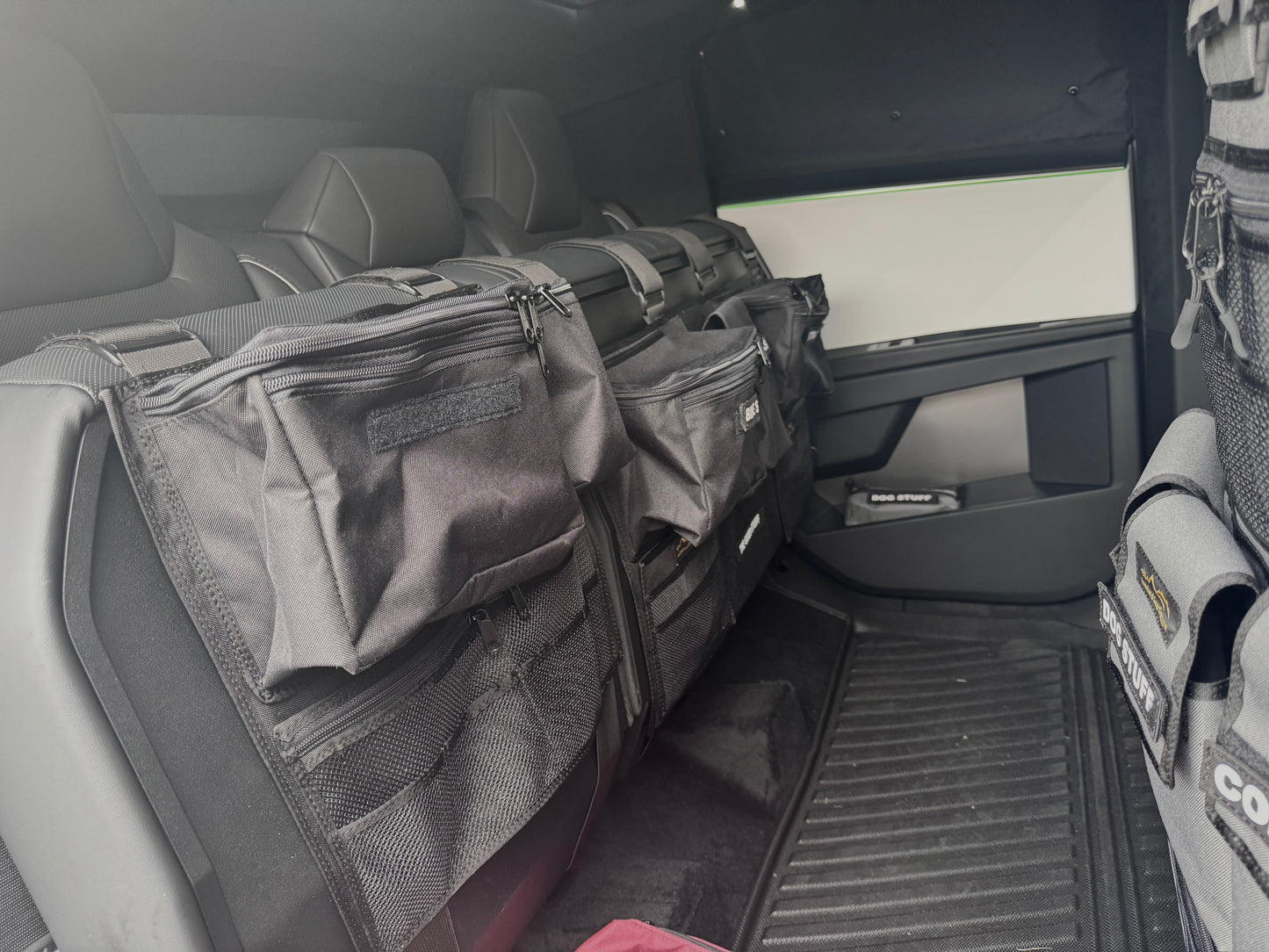 Tesla Cybertruck Rear-Seat Storage Organizer — Overland Gear Guy