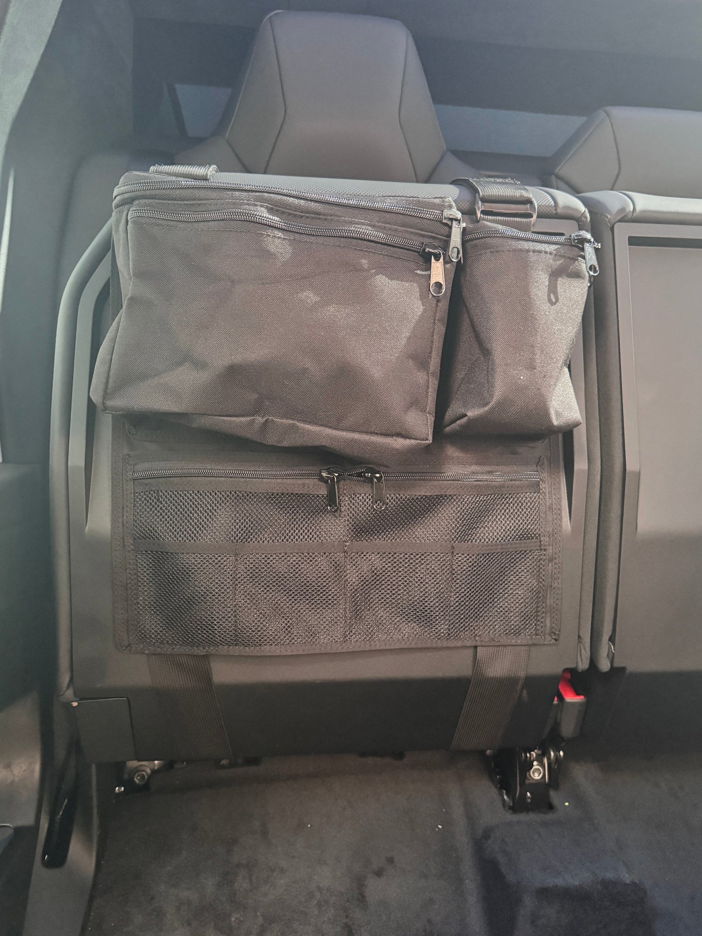 Tesla Cybertruck Rear-Seat Storage Organizer — Overland Gear Guy