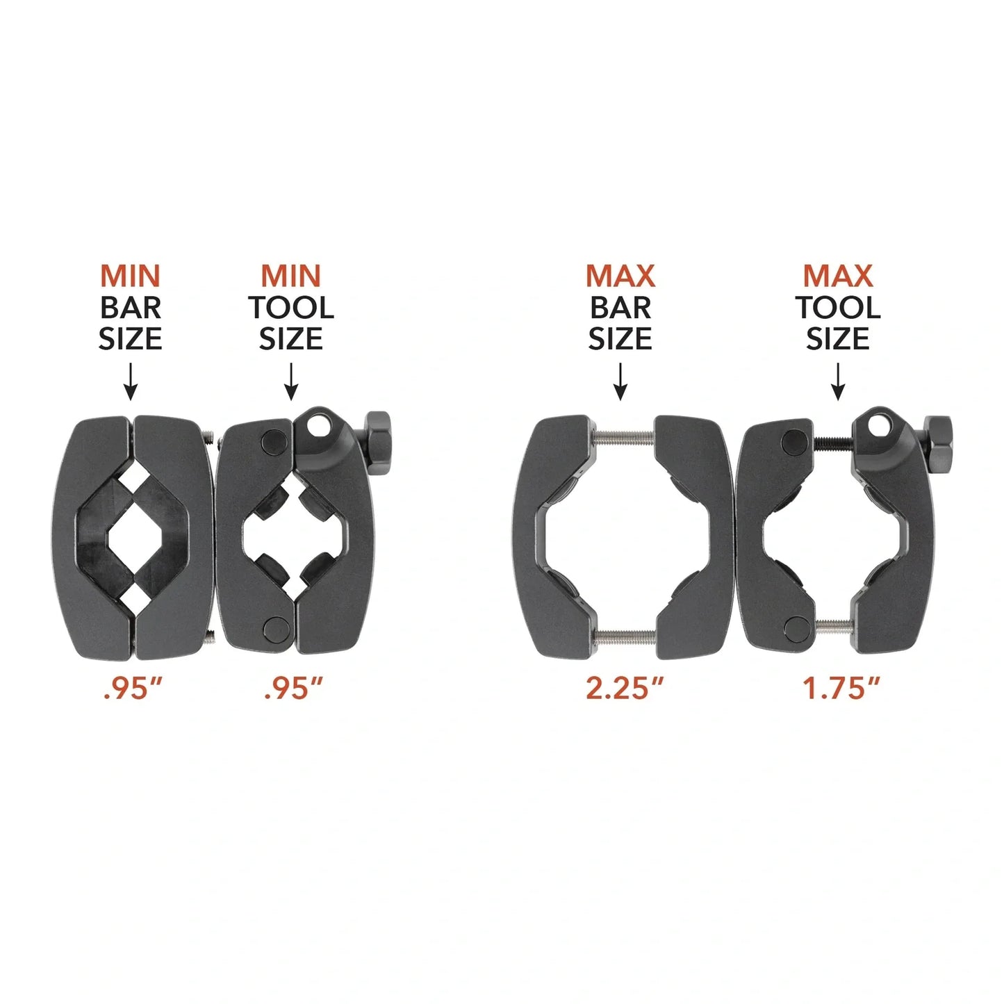 DMOS Full Mounty Shovel/Axe Roll Bar Mount