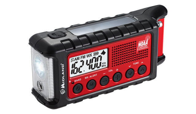 Midland ER310 Emergency Crank Weather Radio with 2600 mAh Power Bank