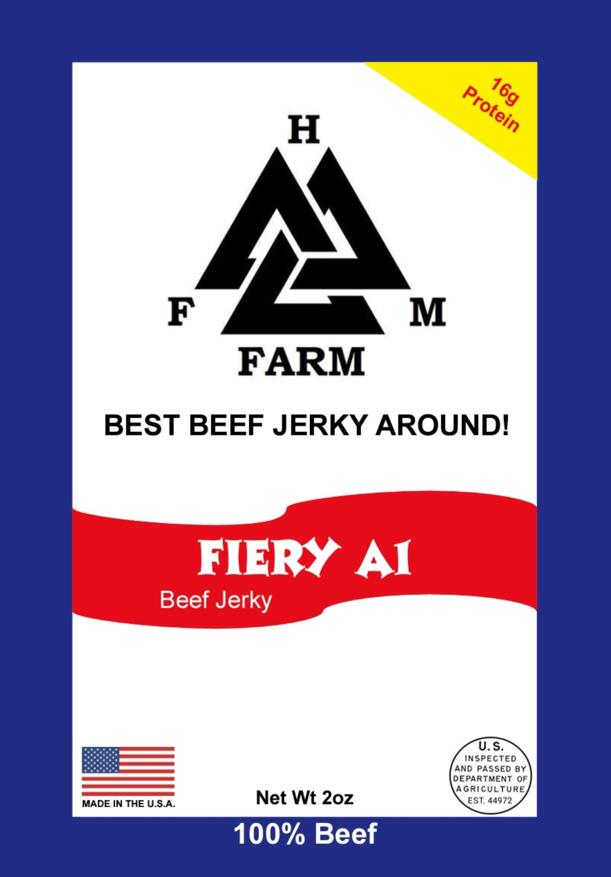 HFM Farm Fiery A1 Beef Jerky