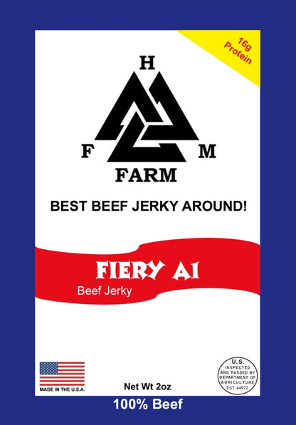 HFM Farm Fiery A1 Beef Jerky