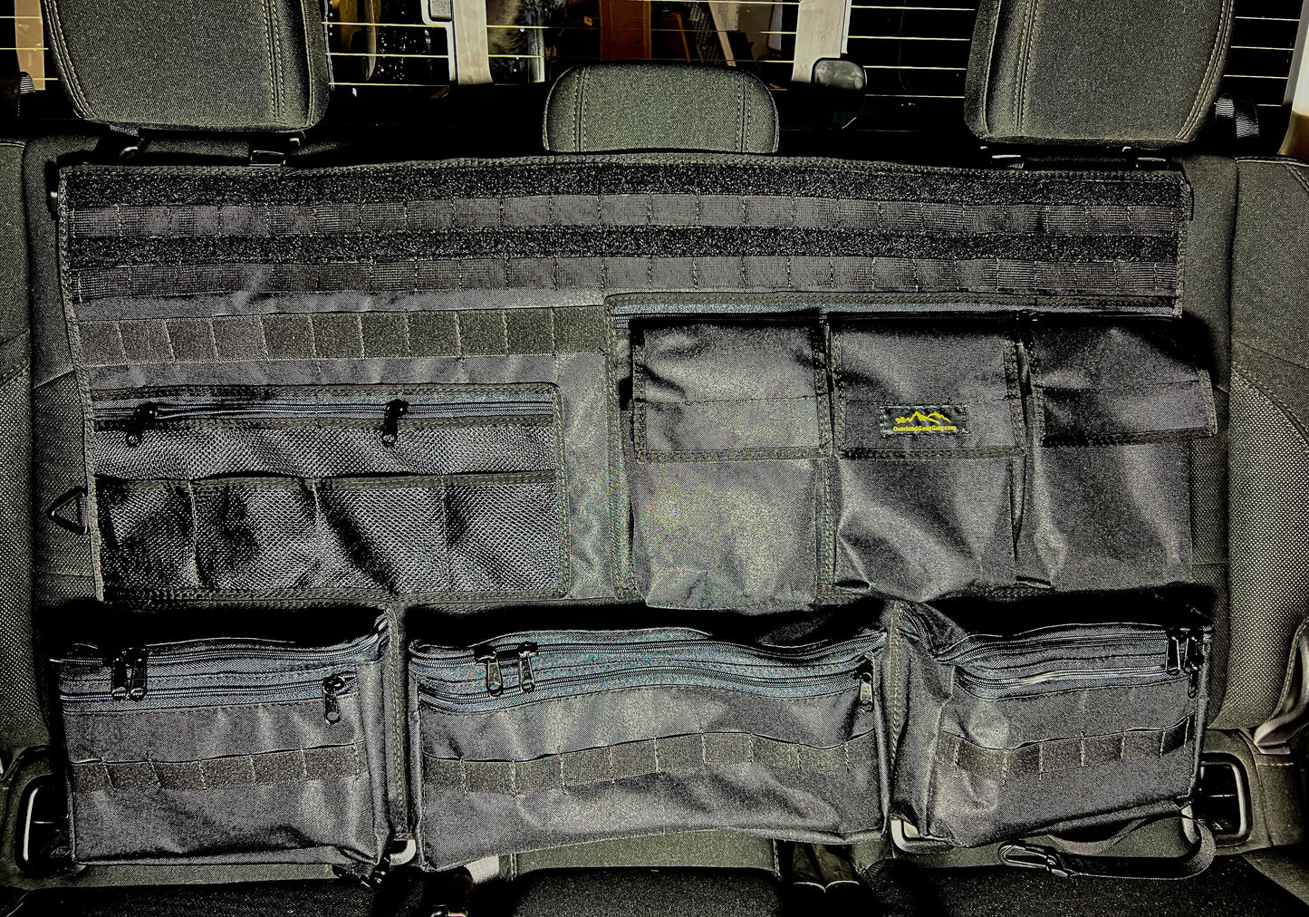 Rear Bench Seat Organizer — Universal Headrest Mount