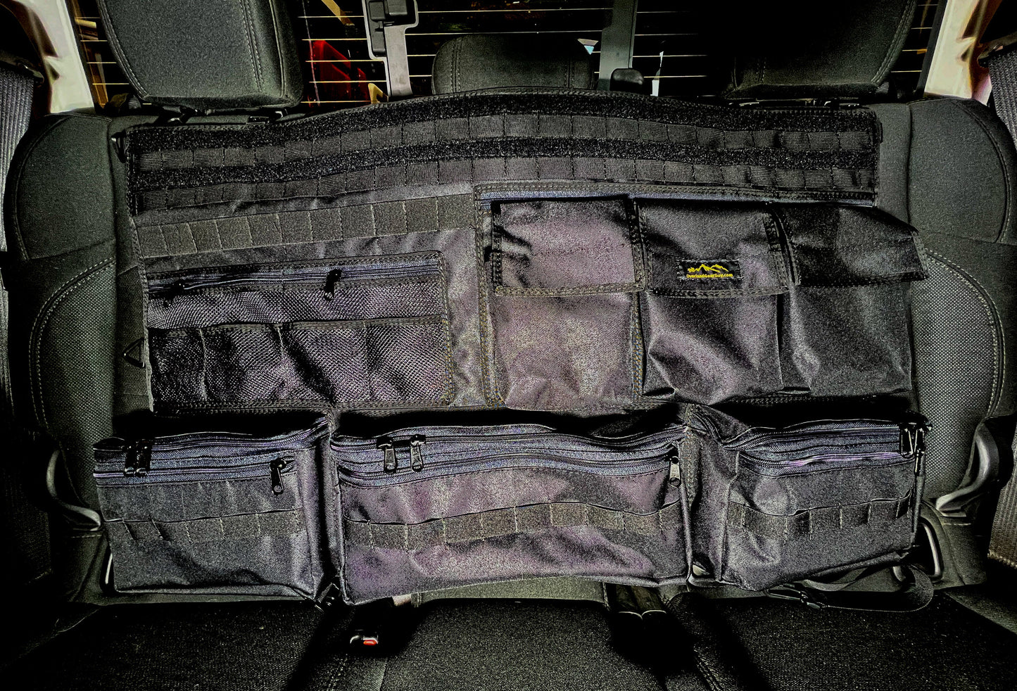 Rear Bench Seat Organizer — Universal Headrest Mount