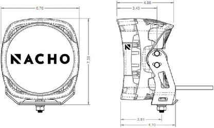 Nacho Grande 4 Hi LED Off-Road Light