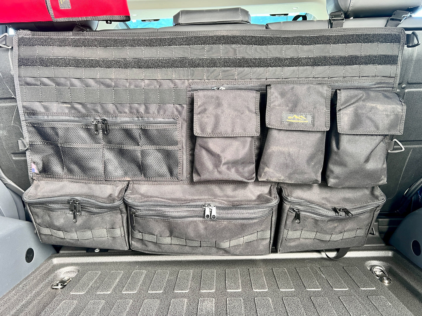 Rear Bench Seat Organizer — Universal Headrest Mount