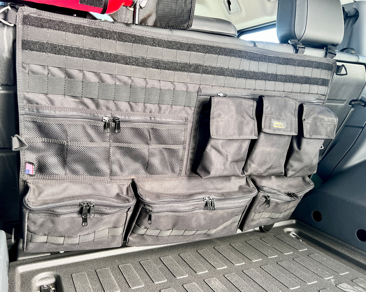 Rear Bench Seat Organizer — Universal Headrest Mount