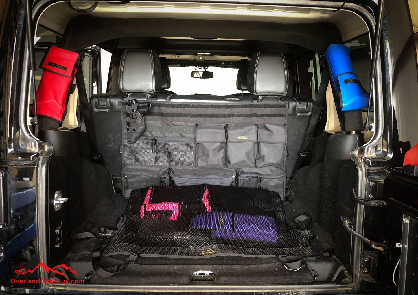 Rear Bench Seat Organizer — Universal Headrest Mount