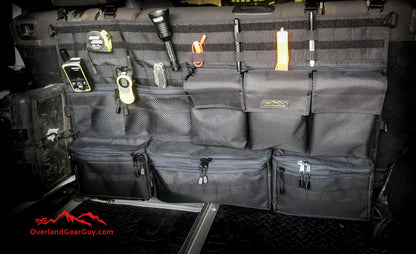 Rear Bench Seat Organizer — Universal Headrest Mount