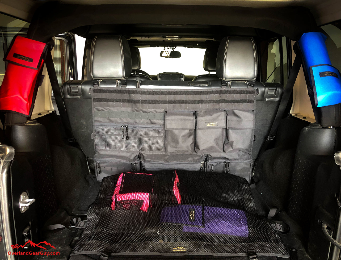 Rear Bench Seat Organizer — Universal Headrest Mount