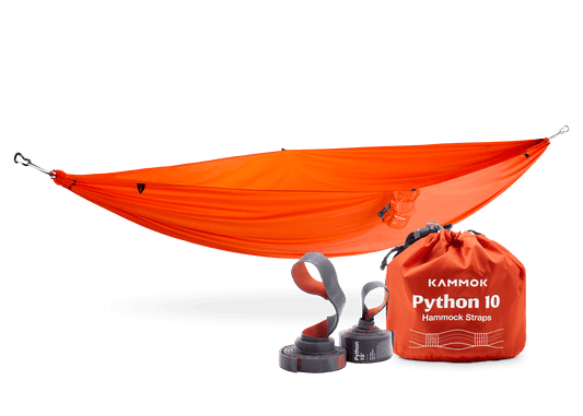 Kammok Roo Single Hammock and Python 10 Strap Bundle