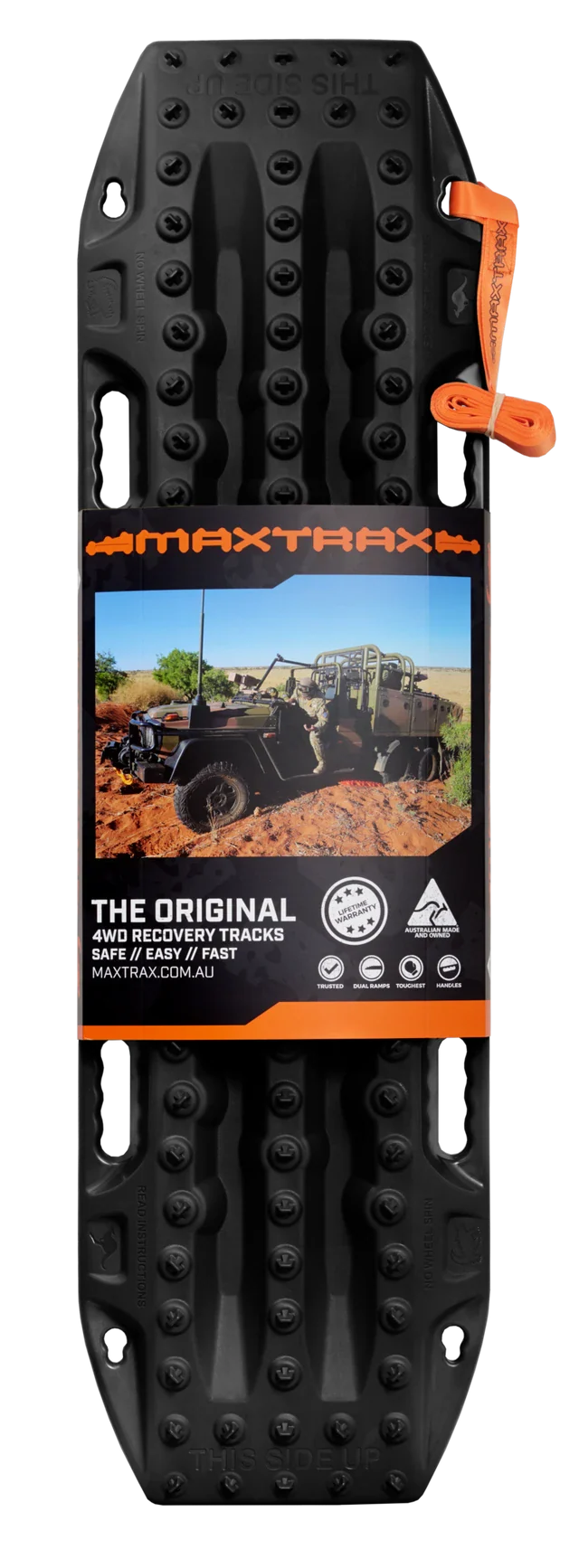 MAXTRAX MkII Traction Boards (Black, Pair)