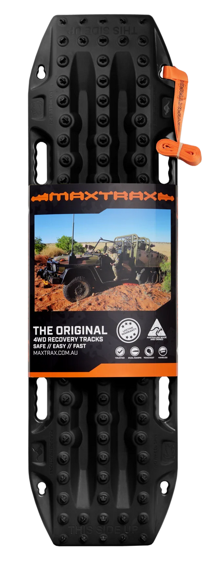 MAXTRAX MkII Traction Boards (Black, Pair)