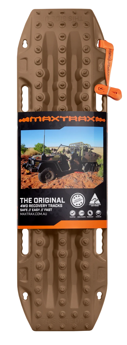 MAXTRAX MkII Desert Tan Traction Boards (Pair)