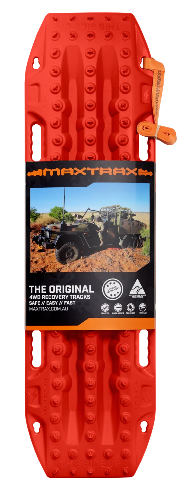MaxTrax MkII Recovery Boards - FJ Red (Pair)