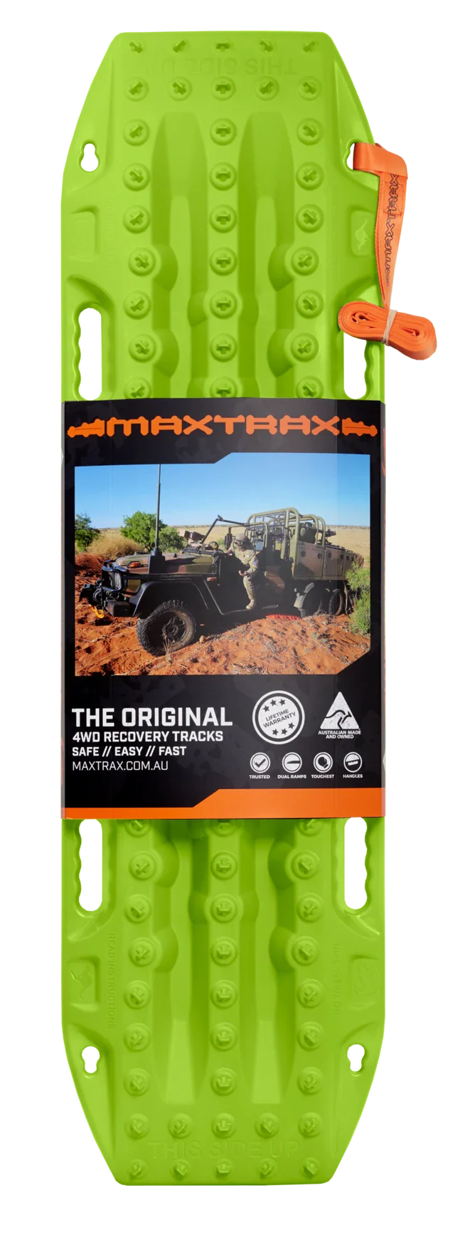 MAXTRAX MkII Traction Boards (Lime Green, Pair)