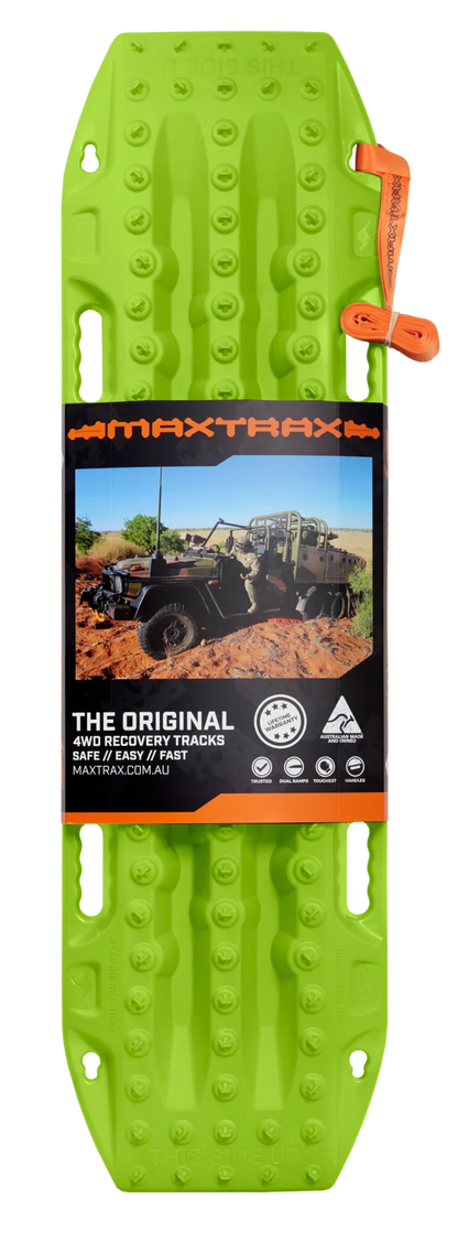 MAXTRAX MkII Traction Boards (Lime Green, Pair)