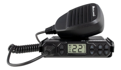 Midland MXT105 MicroMobile 5-Watt GMRS Radio with NOAA Weather and Magnetic-Mount Antenna