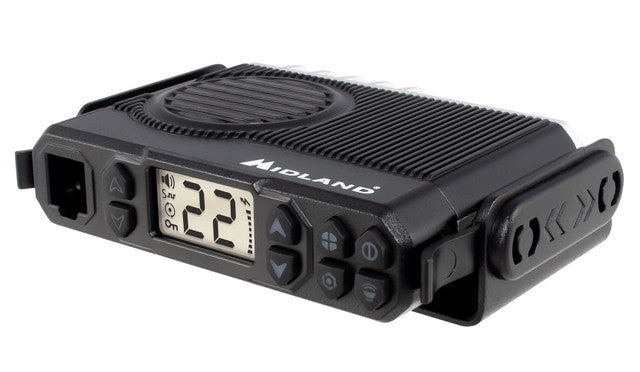 Midland MXT105 MicroMobile 5-Watt GMRS Radio with NOAA Weather and Magnetic-Mount Antenna