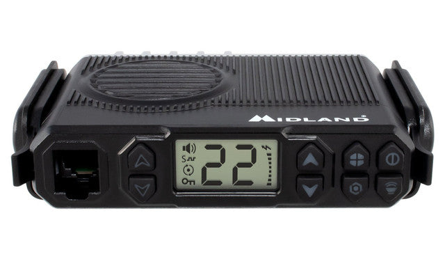 Midland MXT105 MicroMobile 5-Watt GMRS Radio with NOAA Weather and Magnetic-Mount Antenna