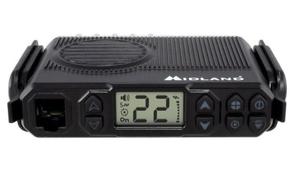Midland MXT105 MicroMobile 5-Watt GMRS Radio with NOAA Weather and Magnetic-Mount Antenna
