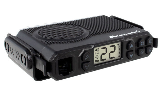 Midland MXT105 MicroMobile 5-Watt GMRS Radio with NOAA Weather and Magnetic-Mount Antenna