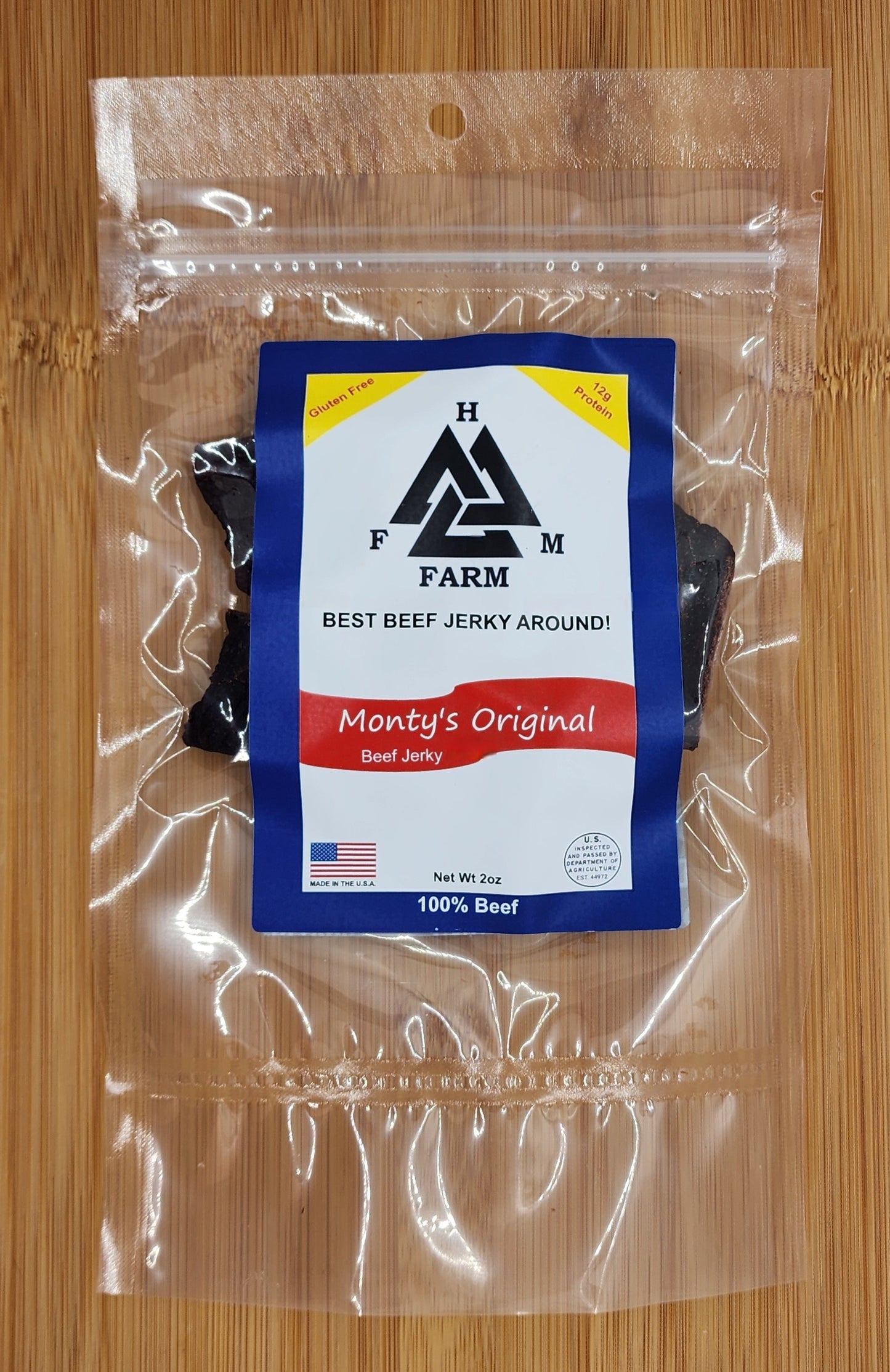 HFM Farm Monty's Original Beef Jerky