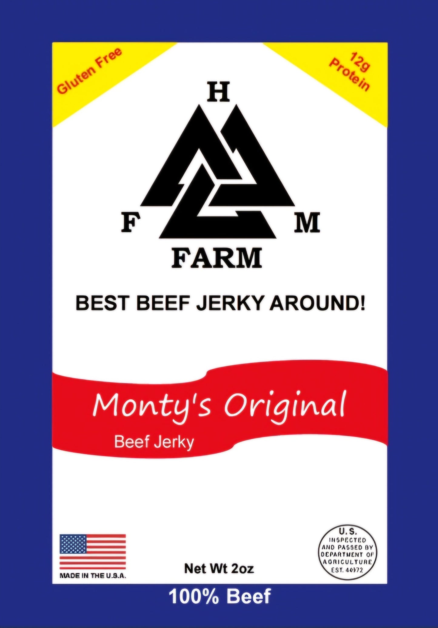 HFM Farm Monty's Original Beef Jerky