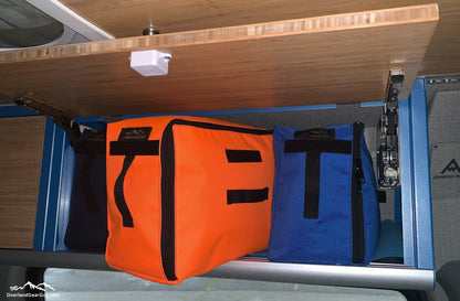 Headliner Shelf Storage Divider Bags for Jayco and Entegra Vans