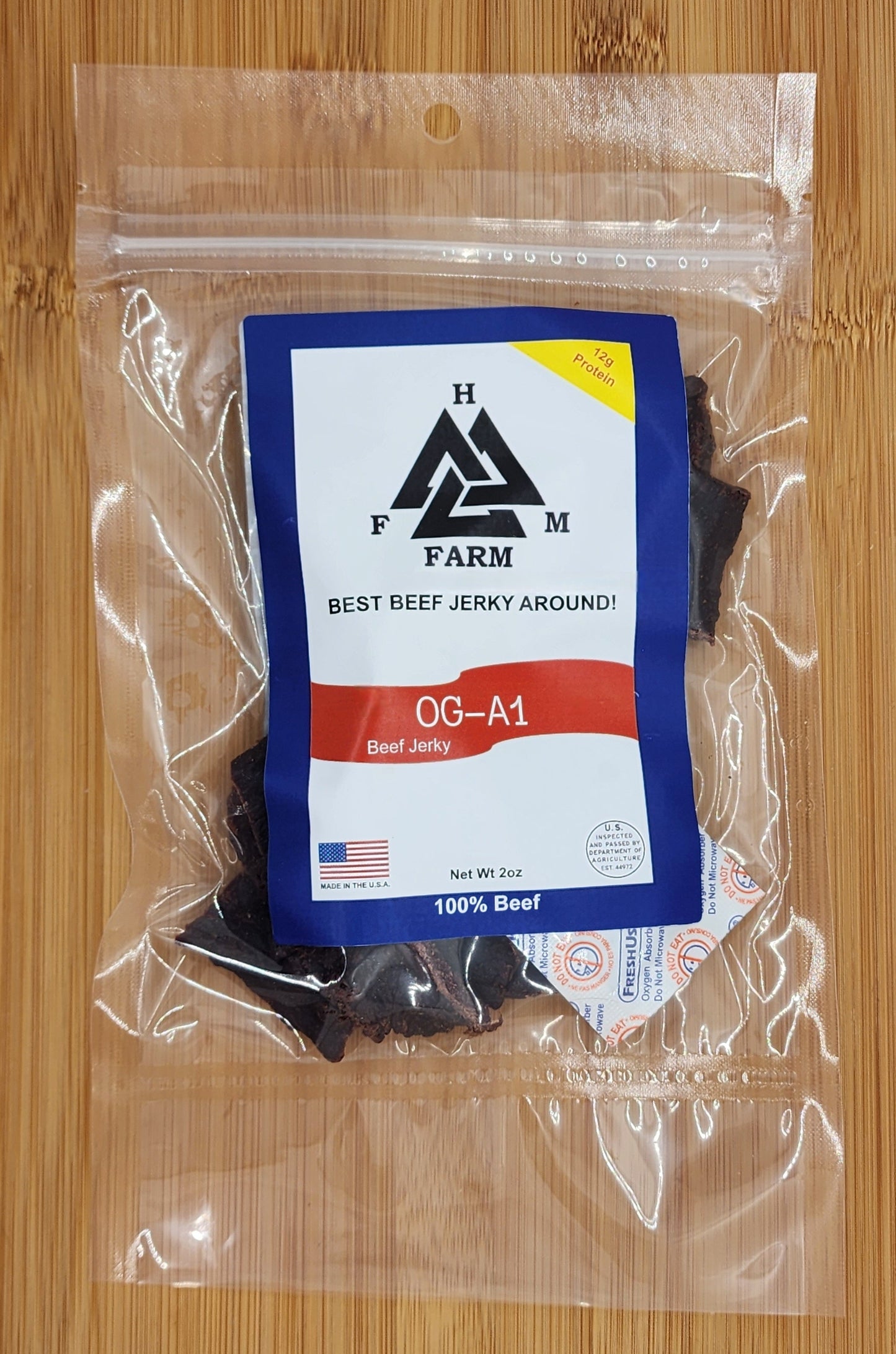 HFM Farm OG-A1 Beef Jerky