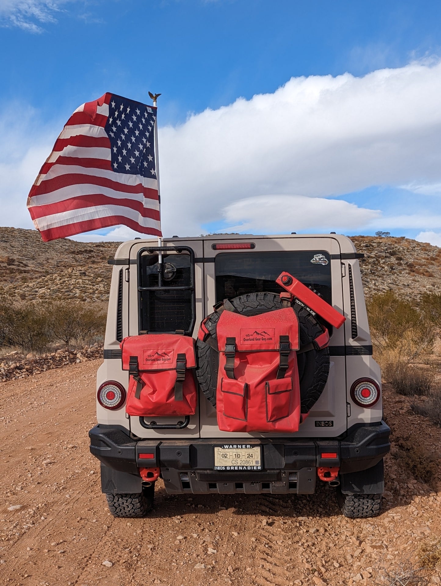 INEOS Grenadier Adventure Gear Bag (Ladder Mount)