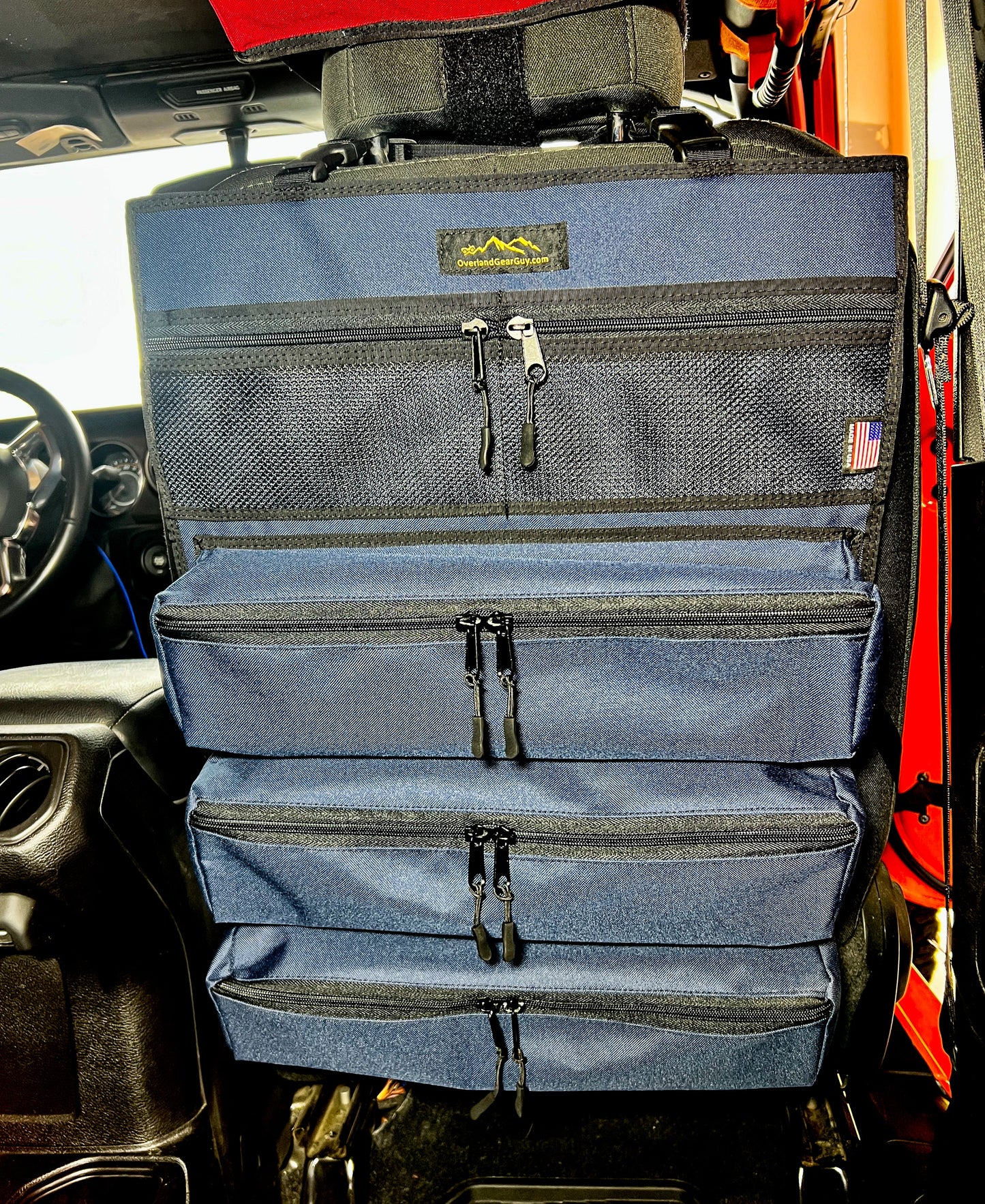 Poplar Seat Organizer by Overland Gear Guy