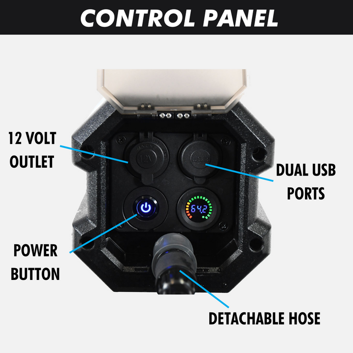 RinseKit Rack Shower – Electric Portable Shower
