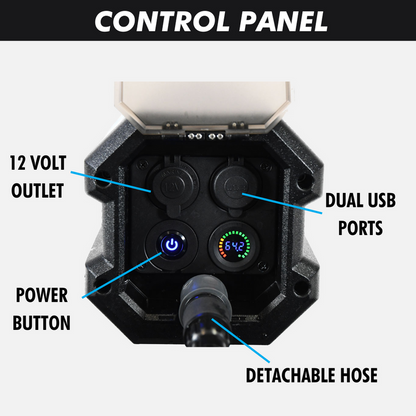 RinseKit Rack Shower – Electric Portable Shower