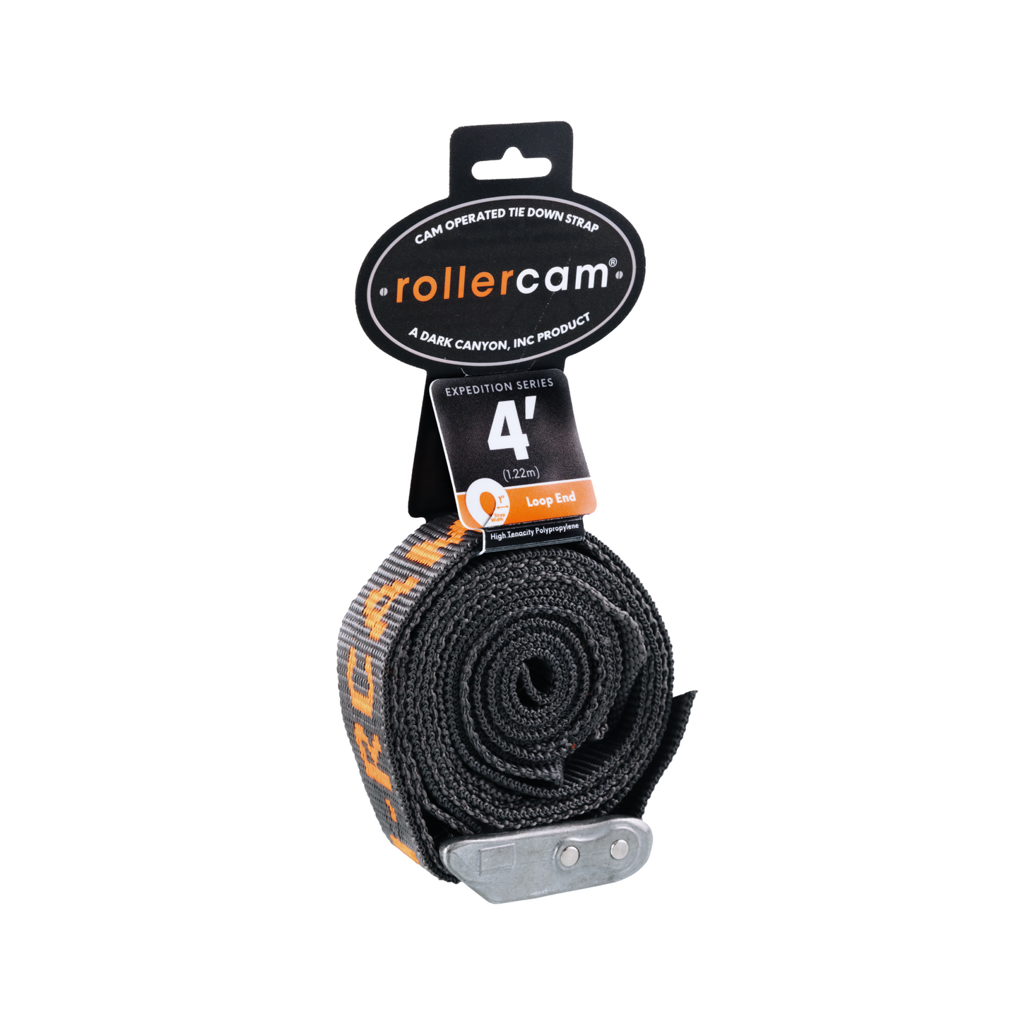 Rollercam 1-Inch Cam Strap, Loop End