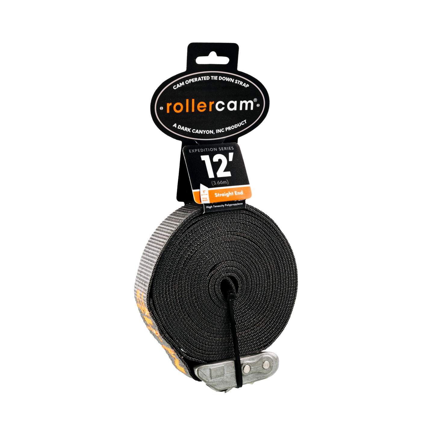 Rollercam 1-Inch Cam Strap, Straight End