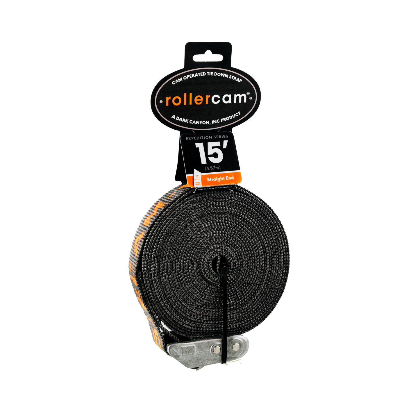 Rollercam 1-Inch Cam Strap, Straight End