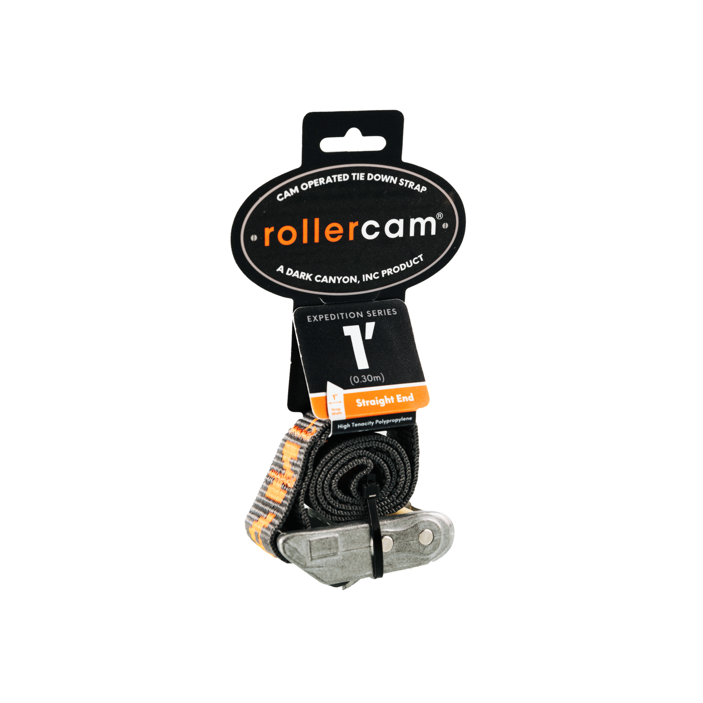 Rollercam 1-Inch Cam Strap, Straight End