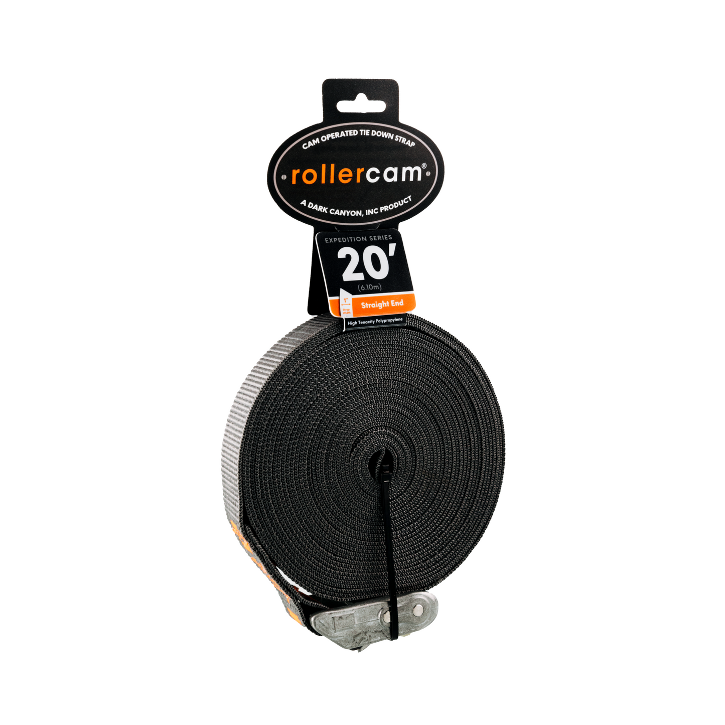 Rollercam 1-Inch Cam Strap, Straight End