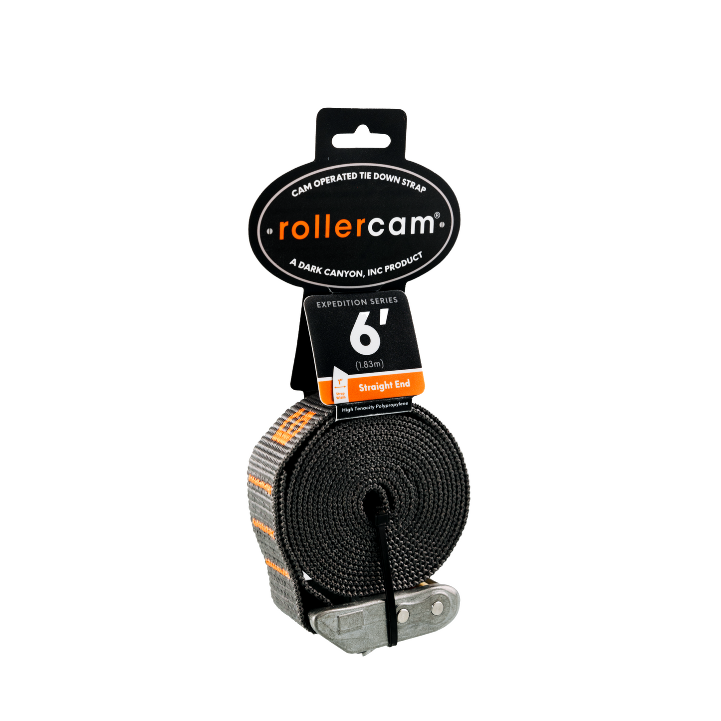 Rollercam 1-Inch Cam Strap, Straight End