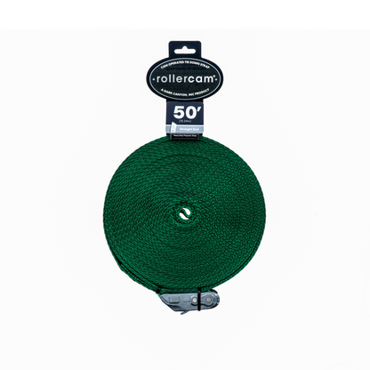 Rollercam 1-Inch x 50-Foot Cam Strap, Straight End
