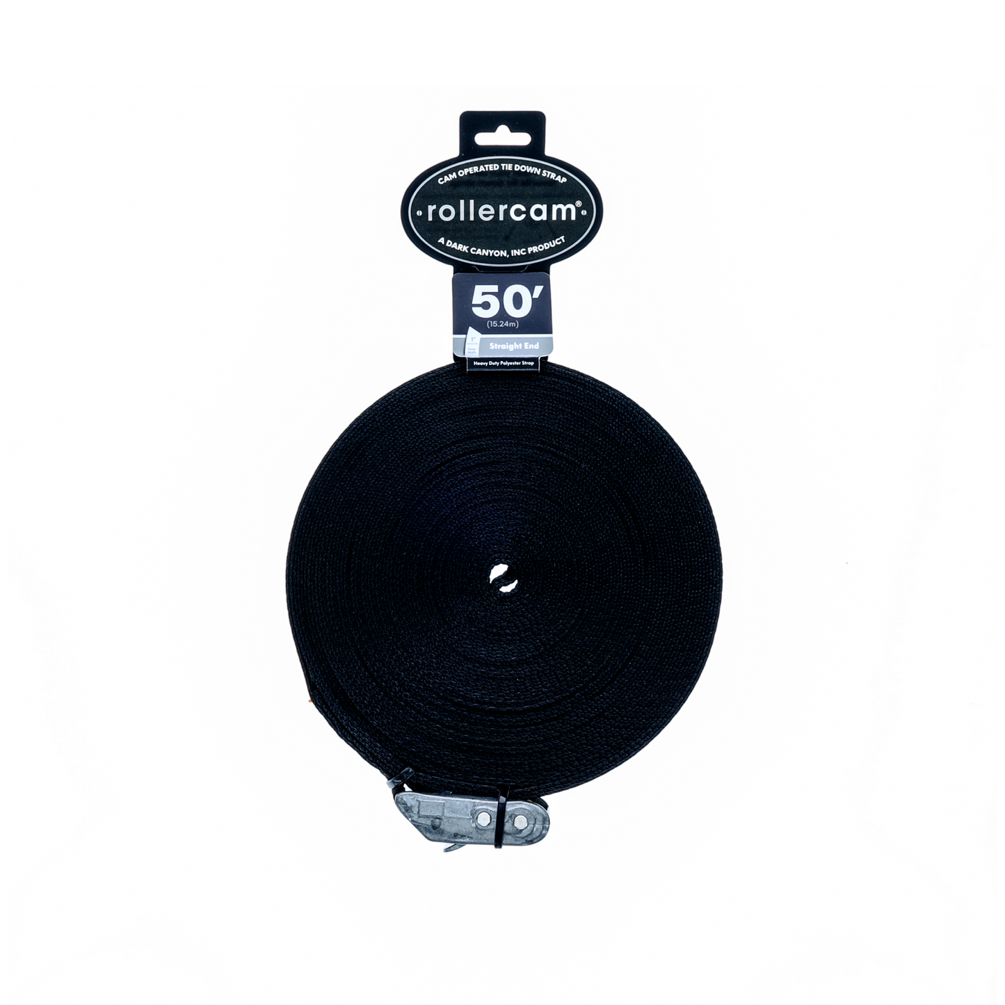 Rollercam 1-Inch x 50-Foot Cam Strap, Straight End