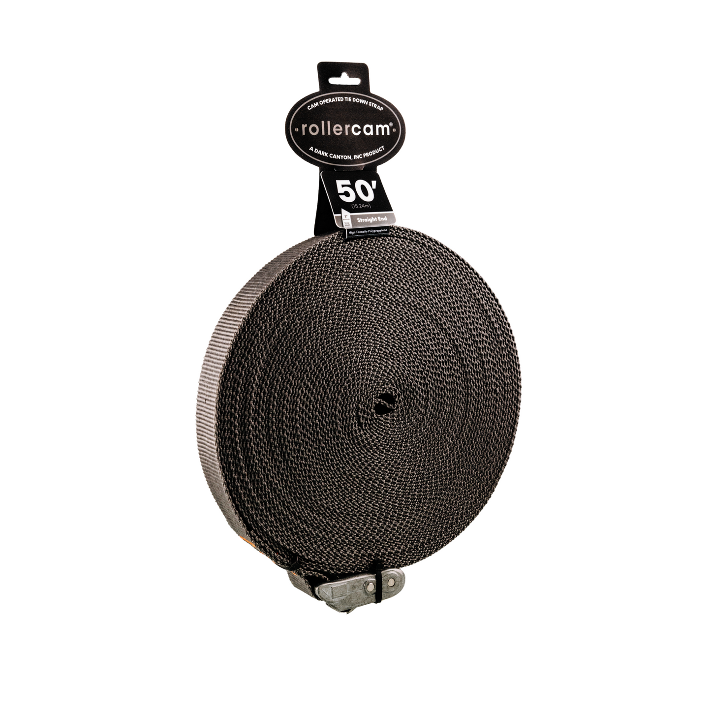 Rollercam 1-Inch x 50-Foot Cam Strap, Straight End