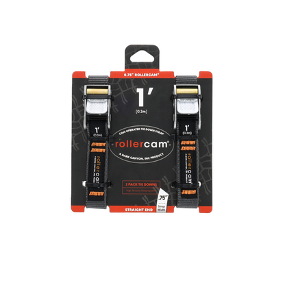 Rollercam 0.75-Inch Cam Strap, Straight End