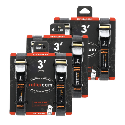 Rollercam 0.75-Inch Cam Strap, Straight End